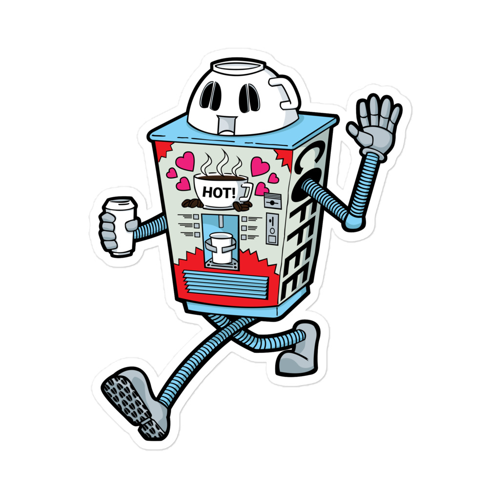 Coffee-Bot – Sticker