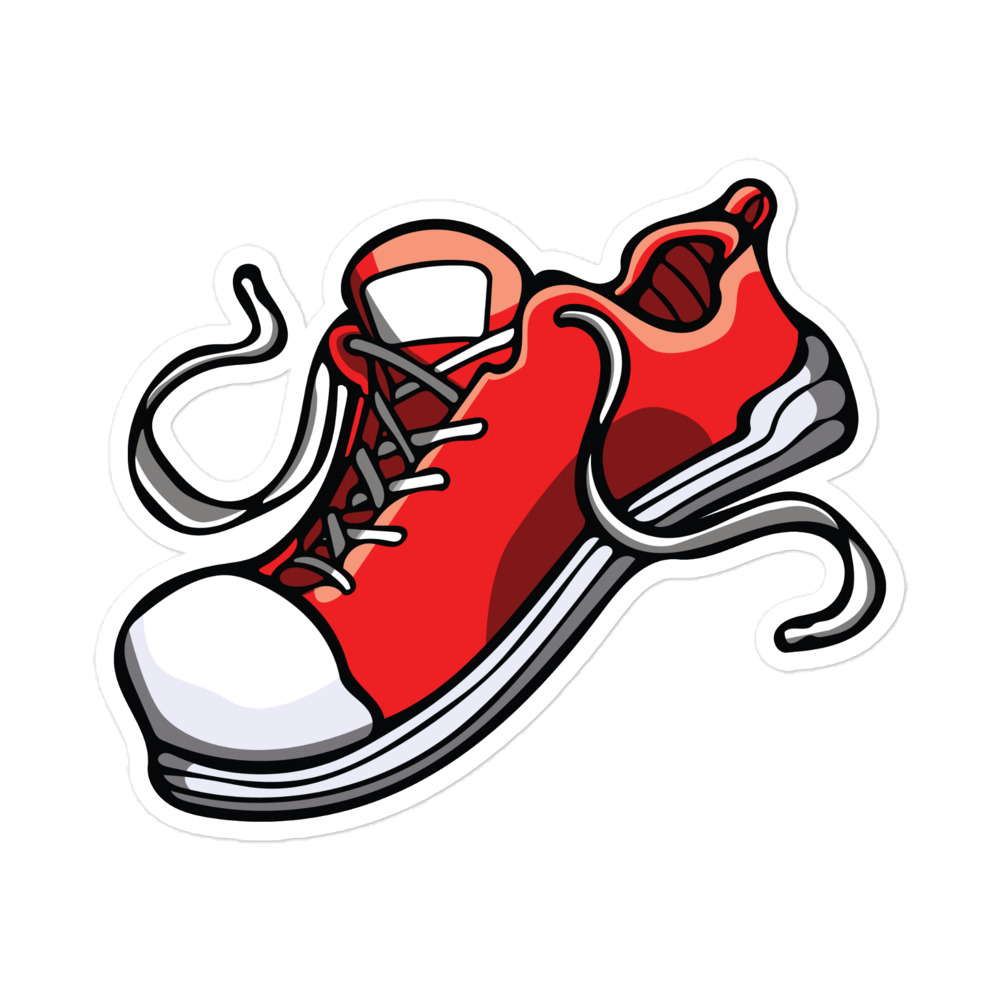 Design Shoe [RED] – Sticker
