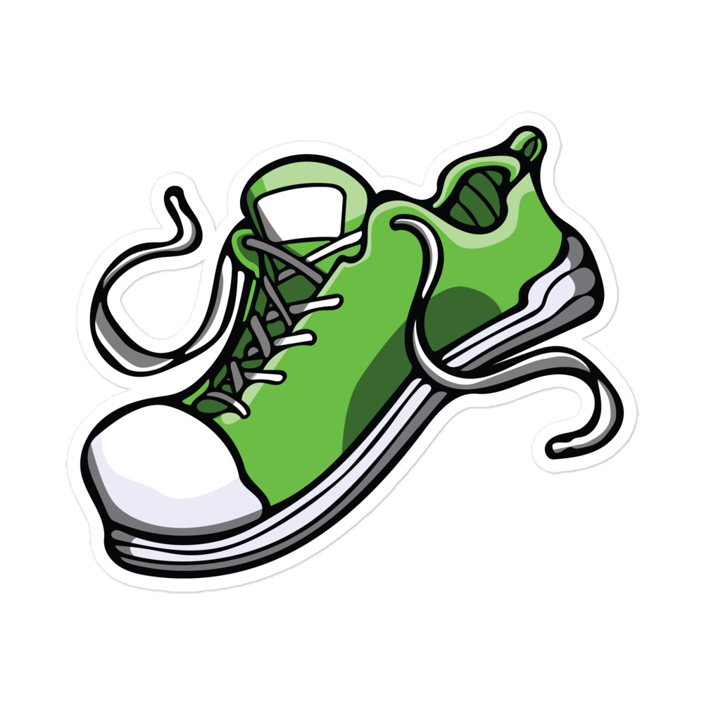 Design Shoe [LIME] – Sticker