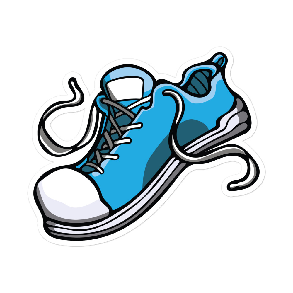 Design Shoe [BLUE RAZZ] – Sticker