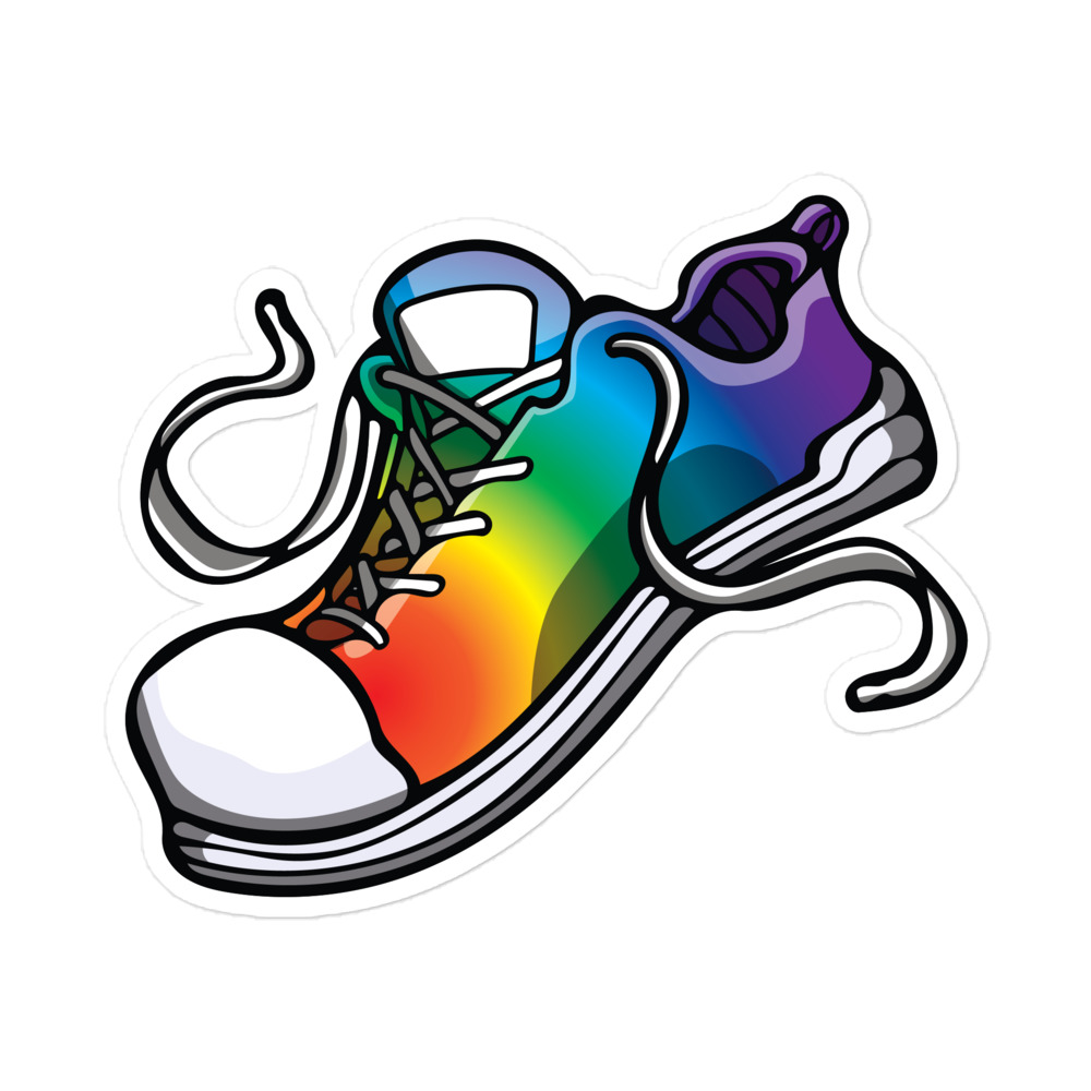 Design Shoe [RAINBOW] – Sticker