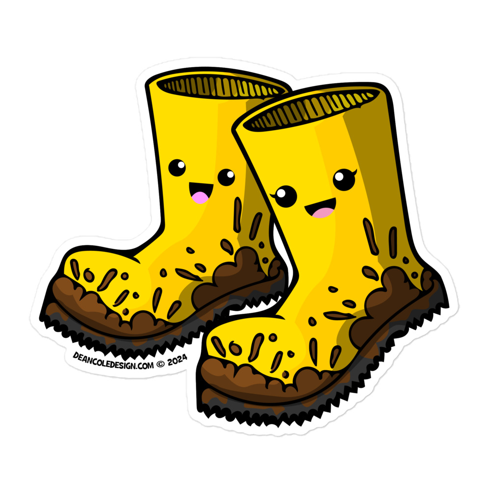 Kawaii Boots – Bubble-free Sticker