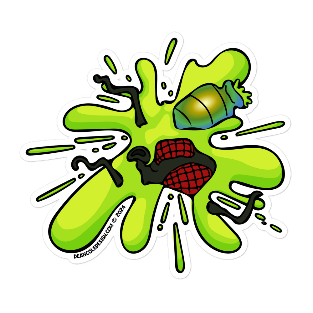 Splat! – Bubble-free Sticker