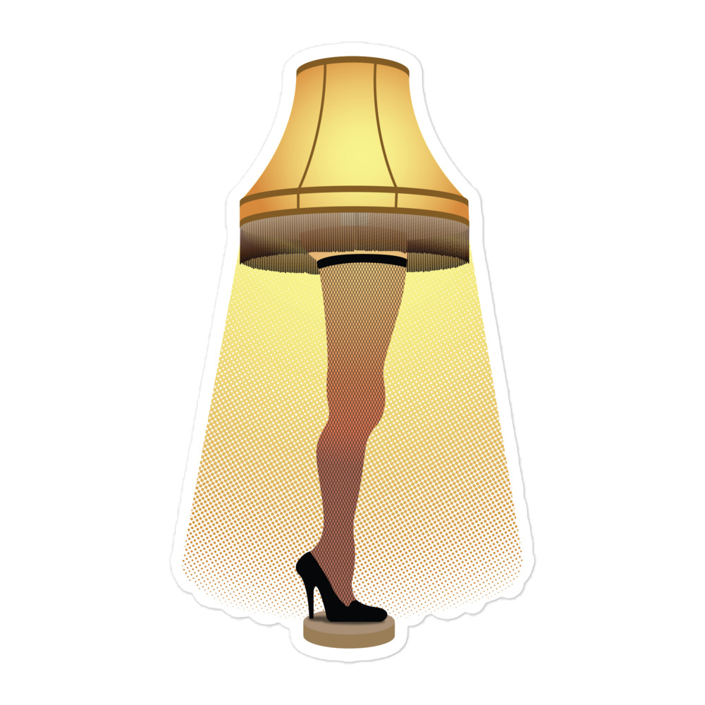 Leg Lamp – Major Award – Bubble-free Sticker